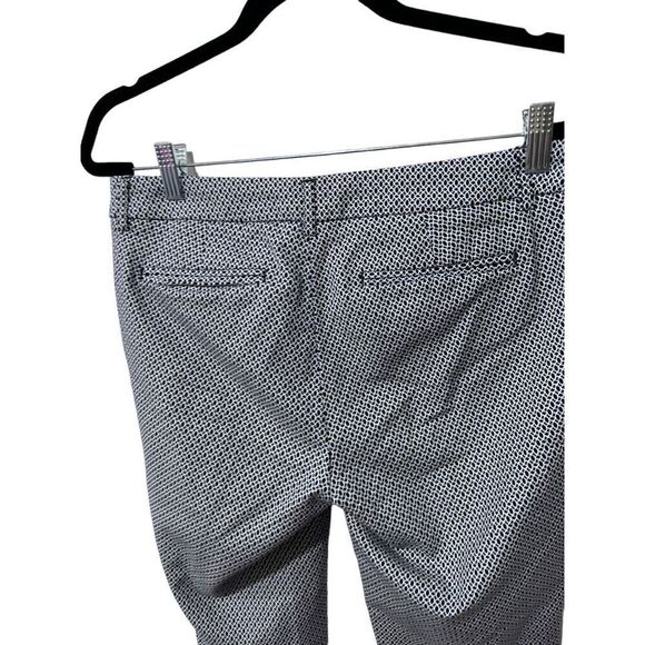 Kenar Royal Blue White Patterned Ankle Business Pants Size 4 - Picture 4 of 13